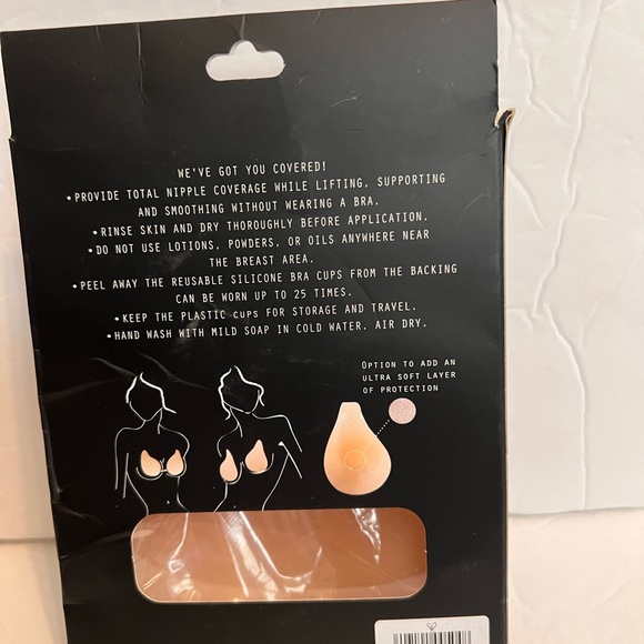 Windsor Reusable Silicone Bra Cups One Pair One Size - Picture 2 of 2